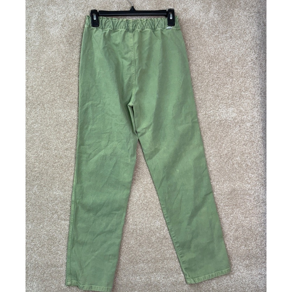 MOTHER The Springy Ankle Pants Women's 27 Green High Rise Utility Denim - Picture 10 of 14